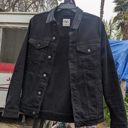 Men's jeans jacket black