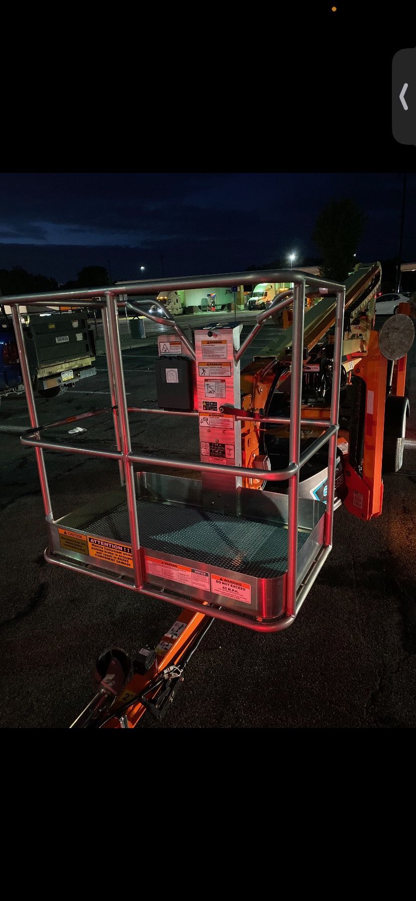 JLG T350 Towable Boom Lift 35' Platform Height / 41' Work Height / 20' Horizontal Reach