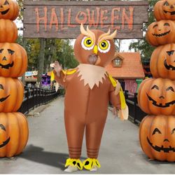 Adult Inflatable Owl Costume 