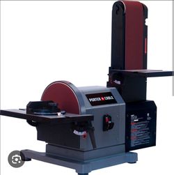 Benchtop portercable belt sander combo