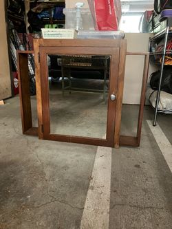 Solid wood medicine cabinet