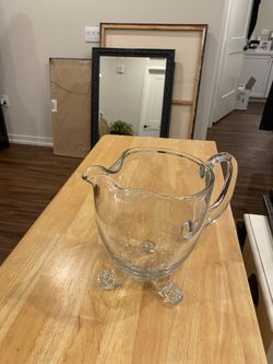 Glass pitcher