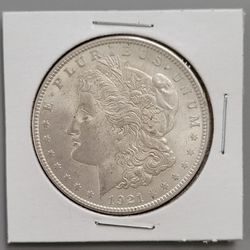 1921 Morgan Dollar Silver Coin 