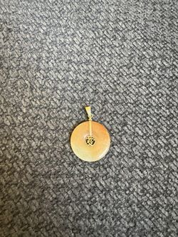 14K Jade Gold Pendant