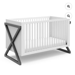 Baby Crib With Mattress 