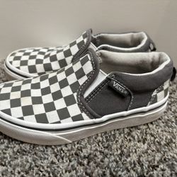 Vans Classic Checkerboard Slip One Kids Size 11c