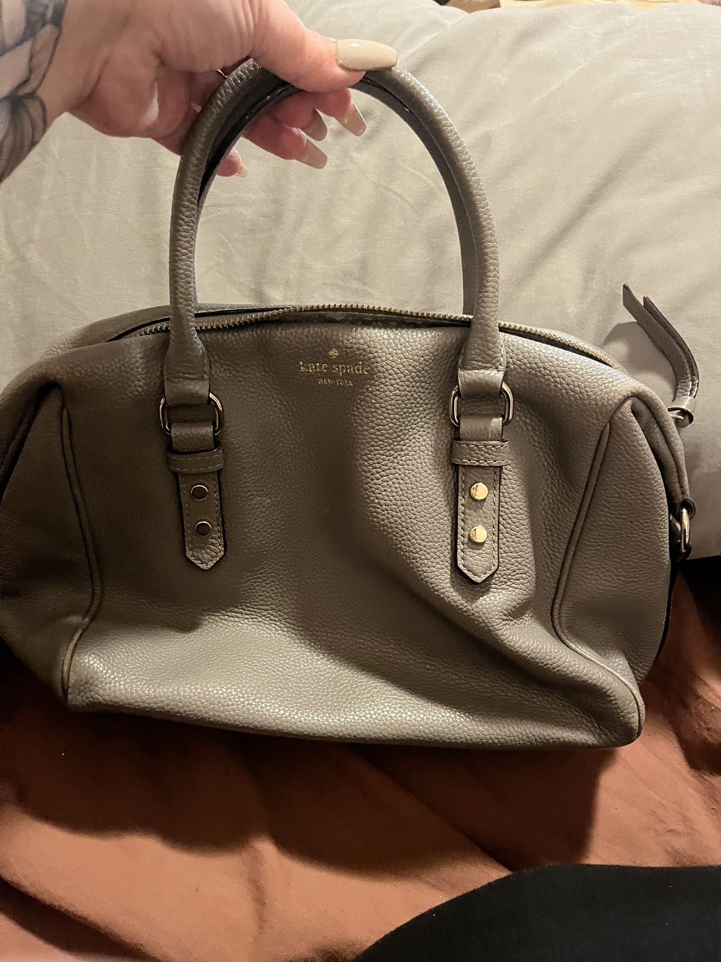 Kate Spade handbag gray