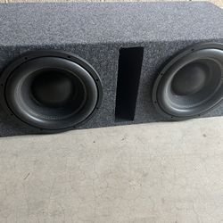 Mrmusicman 2-12 Inch Subwoofers w/FREE BASS AMPLIFIER- $399