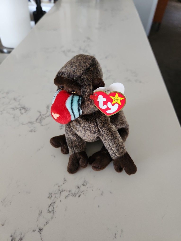 Cheeks Beanie Baby 1999 Orignal Retired
