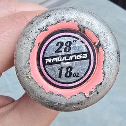 Rawlings Raptor Baseball Bat 28" 18 oz -10 2 1/4 Dia. USA Certified All Leagues