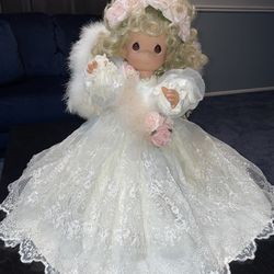 Precious Moments Large Doll With Wings 17 Inches Tall