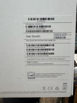 Apple Mac Studio M4 Max — 128GB RAM / 2TB SSD BRAND NEW SEALED