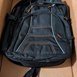 Brand New Amazon Basics Laptop Computer Backpack Bag, Fits Up To 17.5 Inch Laptops