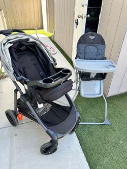 Stroller&feeding chair