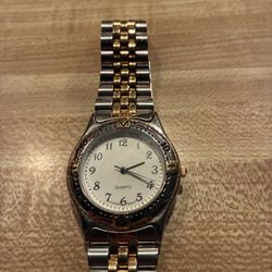 Gold/silver Watch