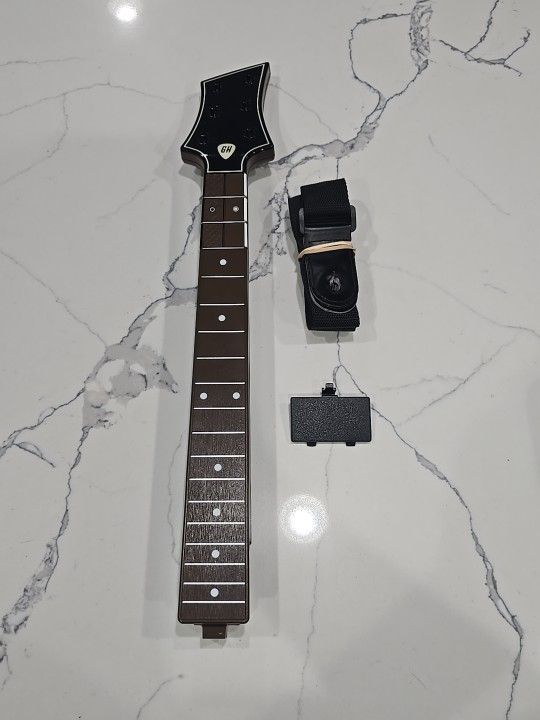 Genuine Activision Guitar Hero Guitar Neck 0000654 Xbox 360/PS4/Xbox One W/Belt