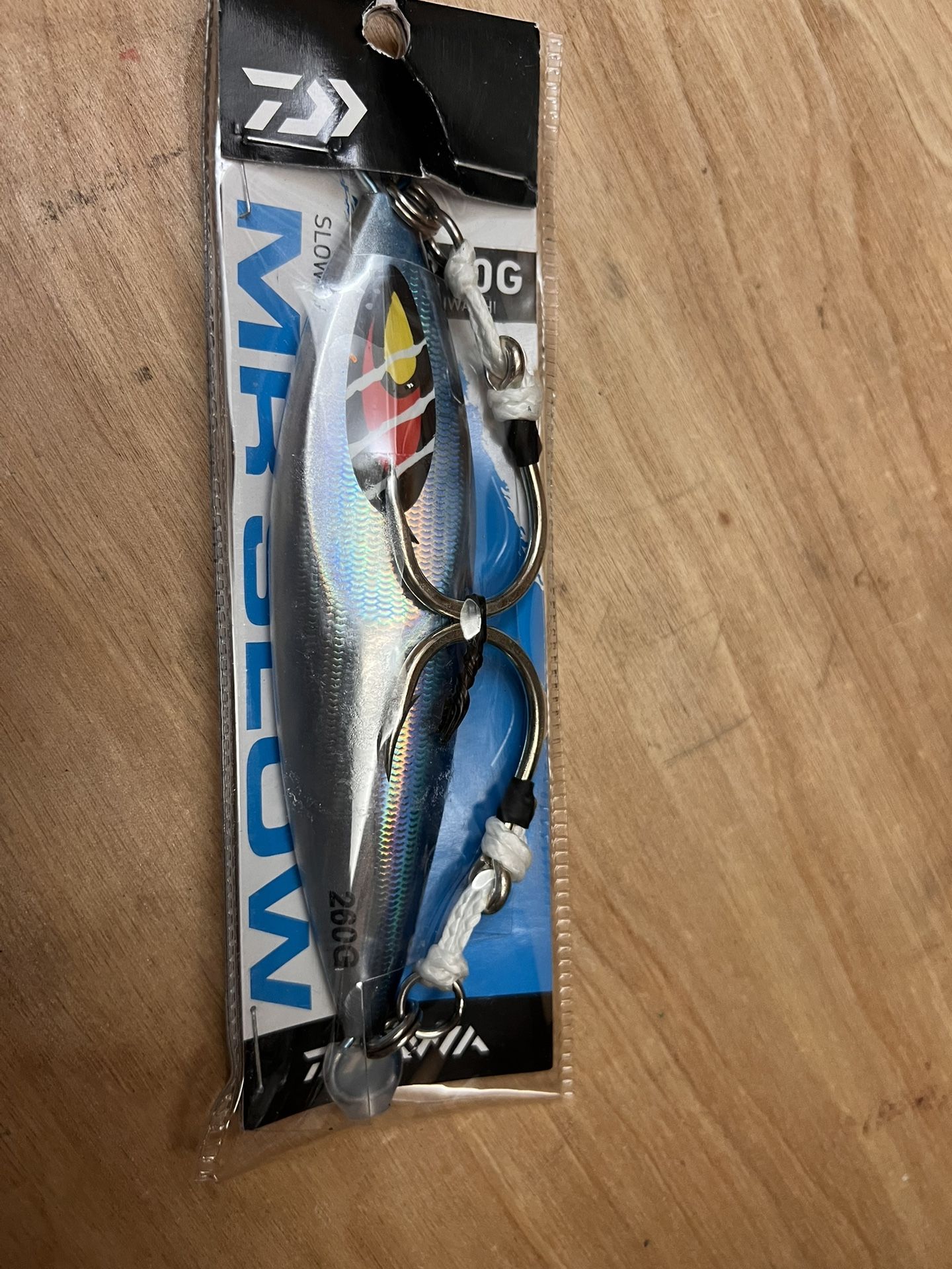 Daiwa Mr. Slow 260 Gram Slowpitch Jig, Iwashi Sardine, Tuna, Yellowtail, Seabass