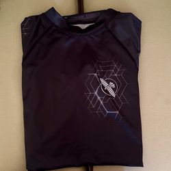 Adult Men’s Jiu Jitsu Rash Guard Training Apparel Shirt— Hayabusa — Excellent Condition — Open/Unused -Sz. M