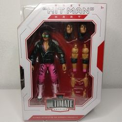 WWE MATTEL ULTIMATE EDITION BRET HITMAN HART ACTION FIGURE