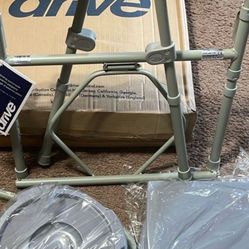 Medical Folding Commode w/lid