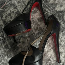 Louboutin . Fits A Size 9 uS Comfortably.