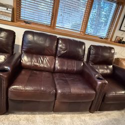 Home Theater Recliner Leather 