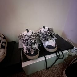 LANVIN Curb Sneaker White/Black