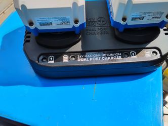 Sun Joe batteries with charger