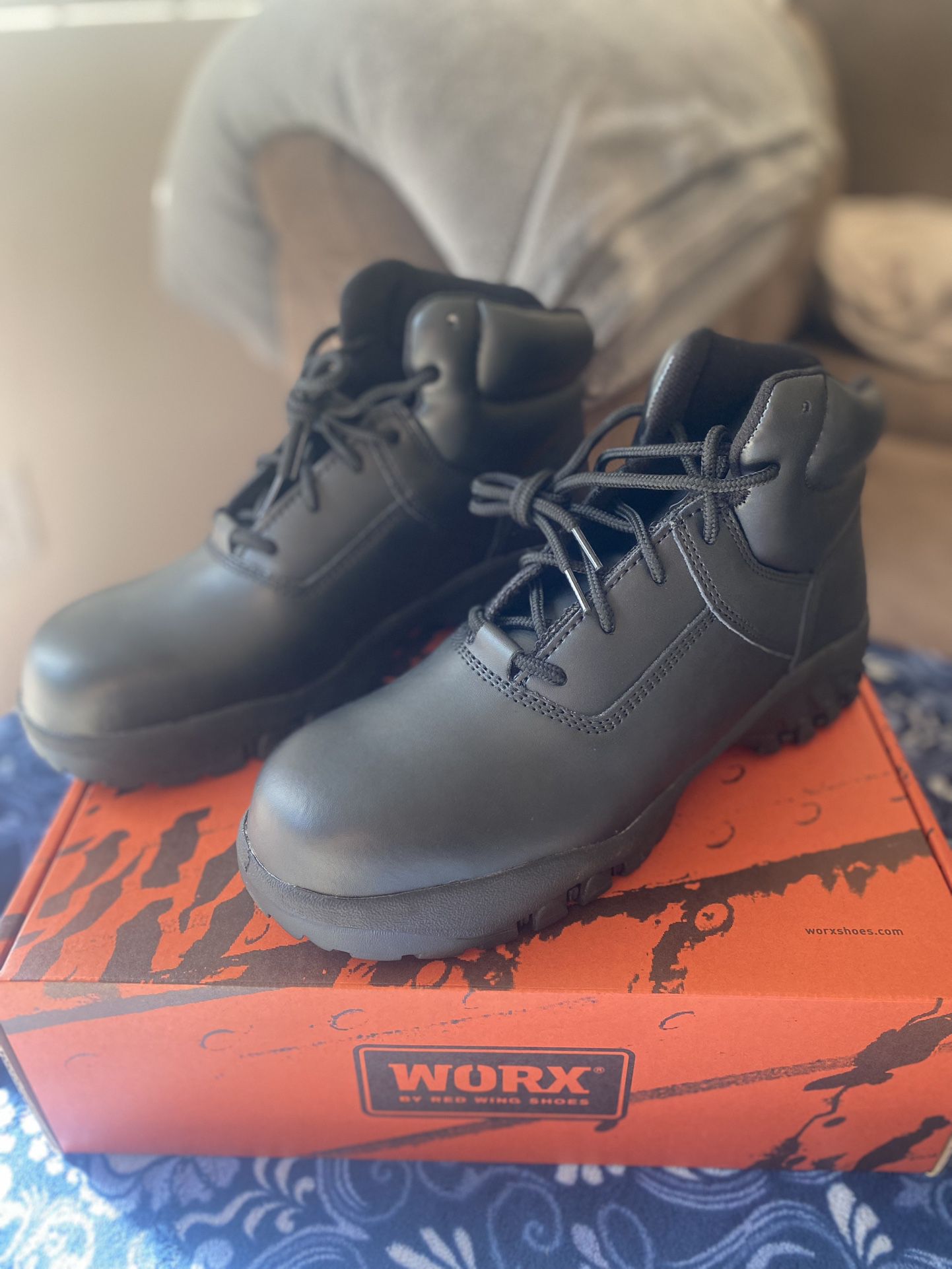 Brand New Red Wing Steel Toe Work Boots, Size Men’s 12