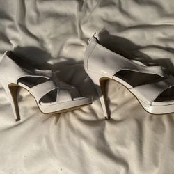 White Studio H2 Heels