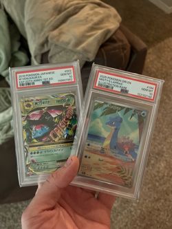 (2) psa 10 pokemon cards