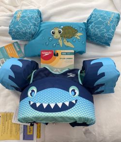 Kids Swim Vest Set – Speedo & Stearns Puddle Jumper – Brand New – $25