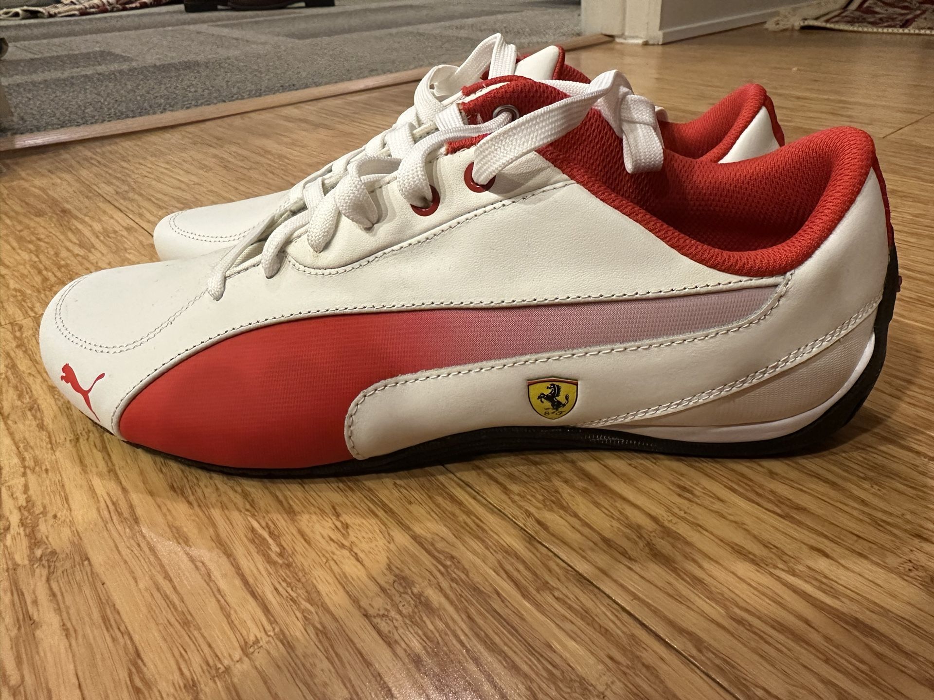 Puma Ferrari White And Red Men’s 10.5 Shoes 