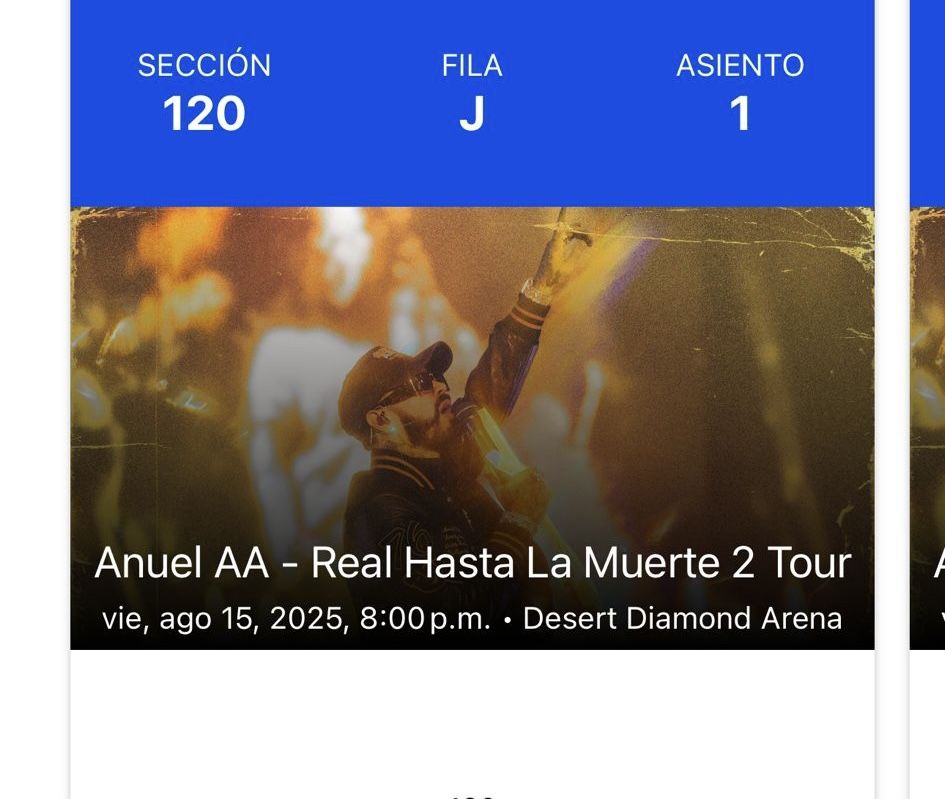 2 Tickets Anuel