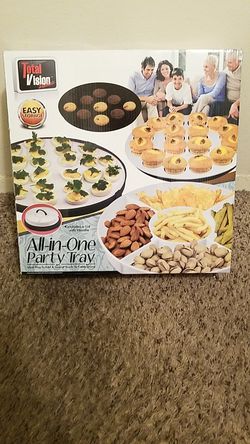 Total Vision PRODUCTS Easy Storage All -in-One Party Tray!
