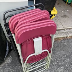 Folding Chairs Lot – Plastic & Padded Chairs – Event / Party / Work Use