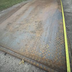 Diamond Steel Plate 5X12       3/16 Thick