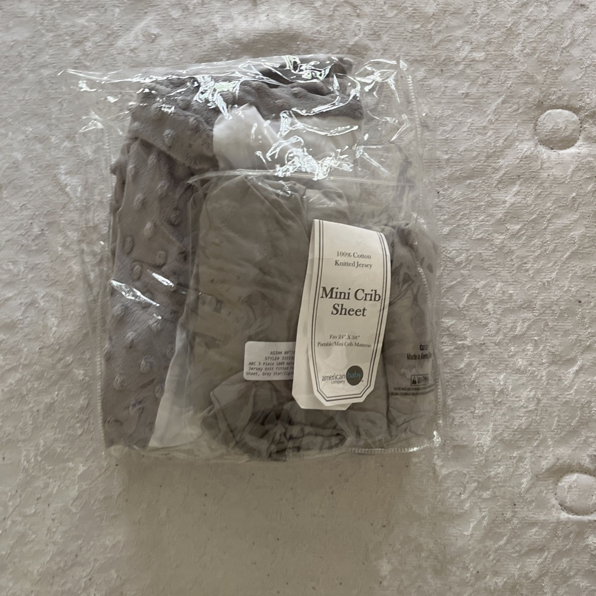 Crib Bedding Gray, Unisex