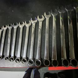 JUMBO Snap On 16 Piece OEX 12 Point Combo End Wrench Set