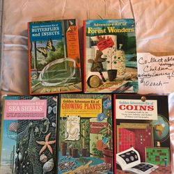 Vintage interactive children’s activity learning books