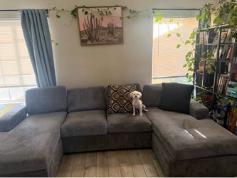 Blue couch