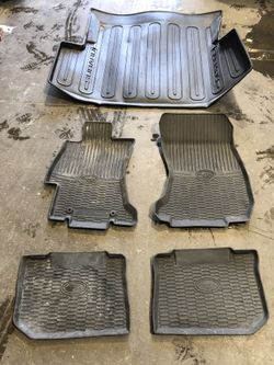 15 16 17 18 19 20 21 Subaru Wrx Sti All Weather Floor Mats
