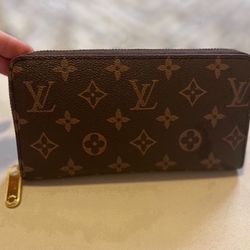 Louis Vuitton Brown Zippy Woman Wallet No Box Or Dust Bag Pickup Gaithersburg Md20877
