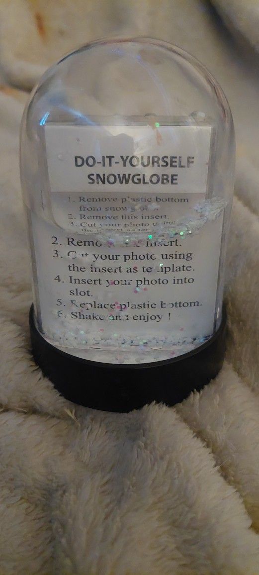 Snow Globe Picture Frame
