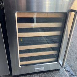 Kitchen Aid Wine Cooler Dual Zone Stainless Steel 