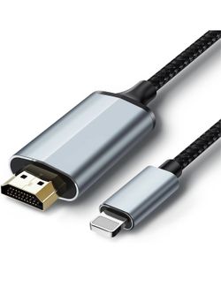 Lightning to HDMI Adapter • 1080P HD • HDMI Cable for iPhone to TV • Compatible with iPhone14, 13, 12 & YouTube to TV Output • 6.6FT (Does Not Support