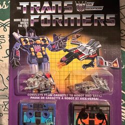 Transformers G1 Reissue Decepticons Laserbeak & Frenzy