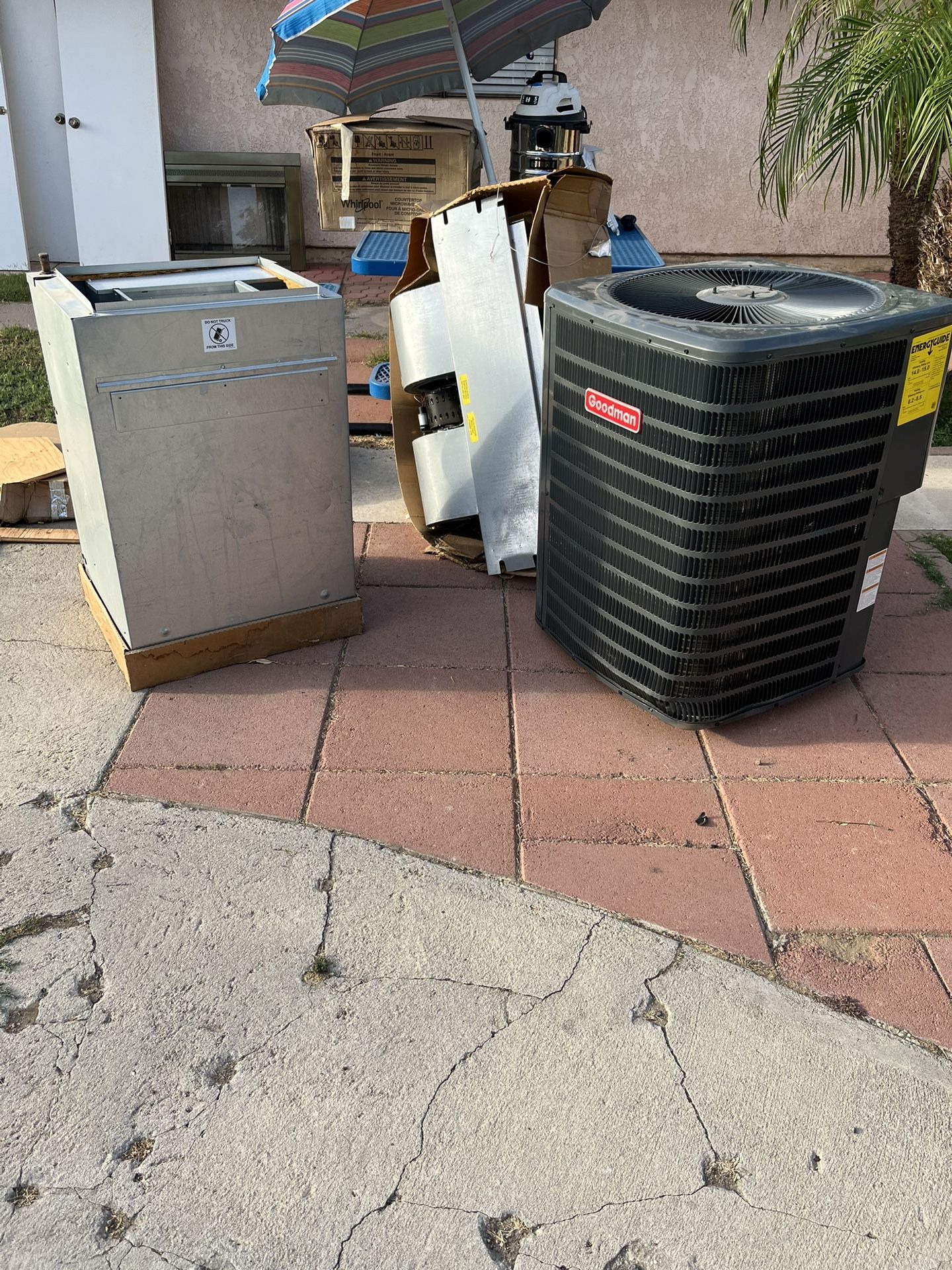 2018, 2.5 Ton Air Conditioning Unit: New
