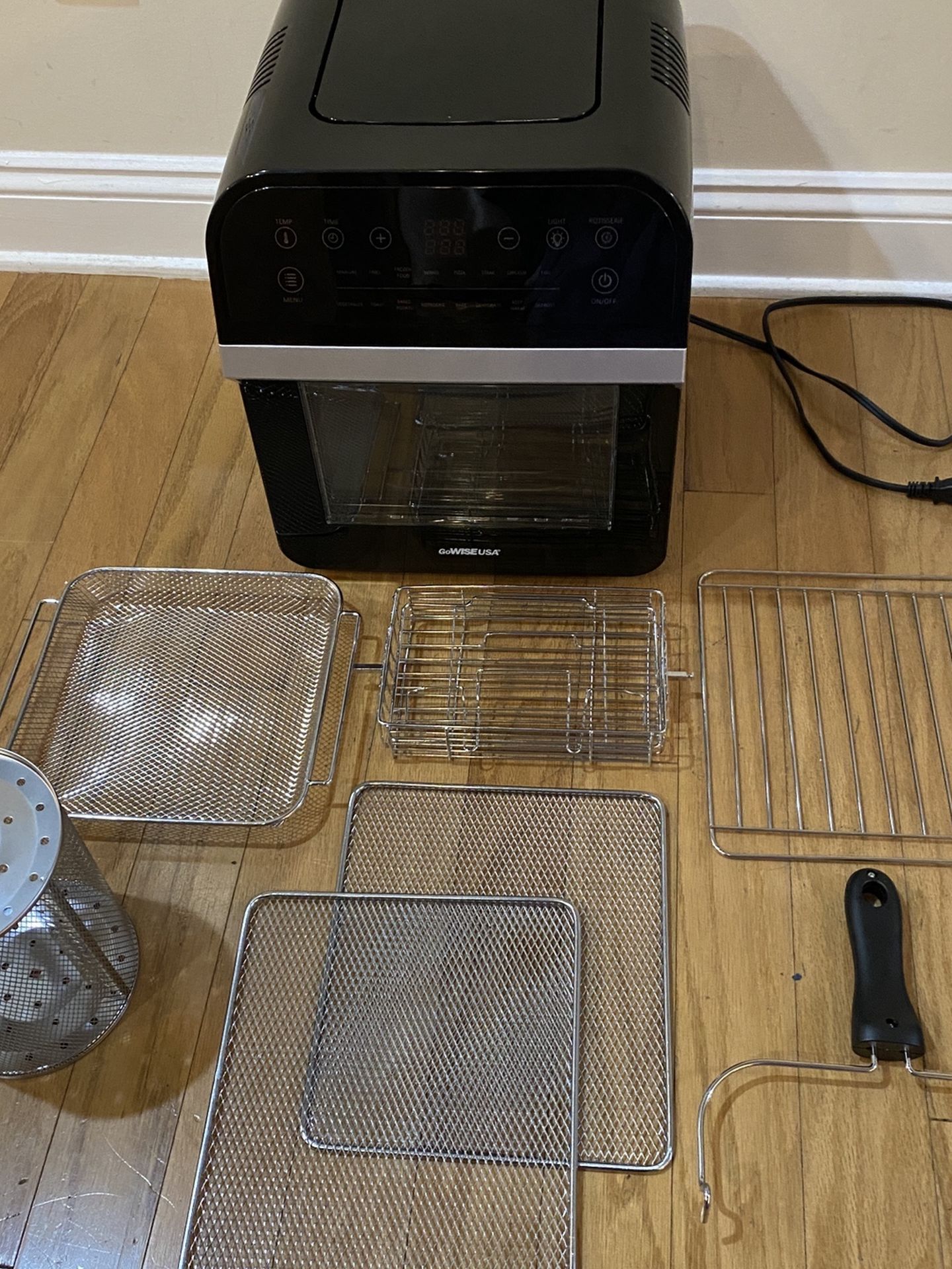 GoWISE USA GW44800 O Deluxe Quarts 15 in Electric Air Fryer