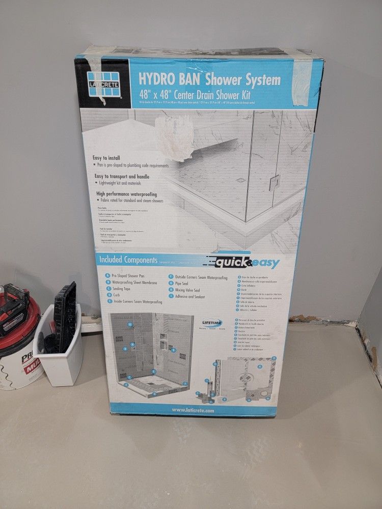 Laticrete Shower Pan Full Kit